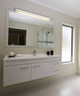 Satin Chrome and Grey Vanity Light 21W 1750lm 4000K 906mm Satin Chrome and Grey Vanity Light 21W 1750lm 4000K 906mm